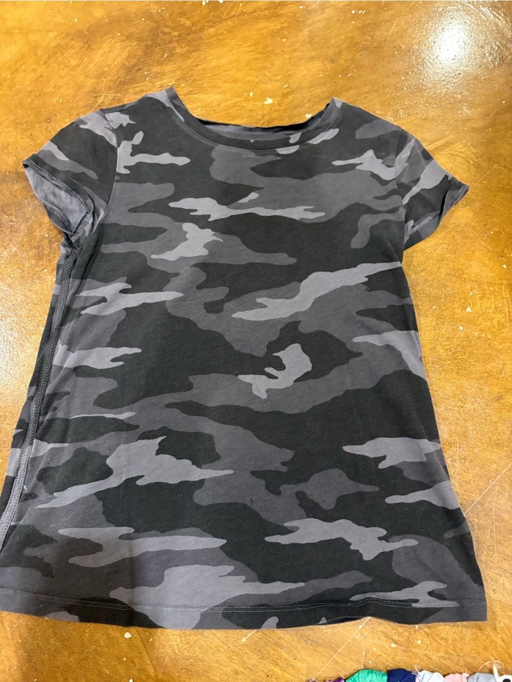 Athleta Black & Gray Camo Maxi Skirt